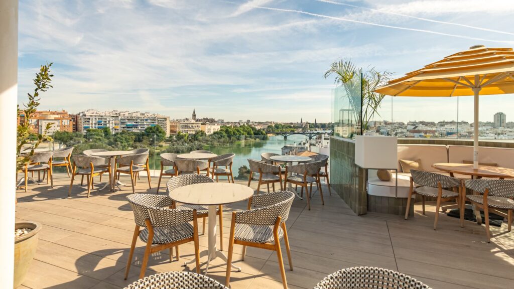 Vistas desde la terraza del Hotel Ribera de Triana, Sevilla